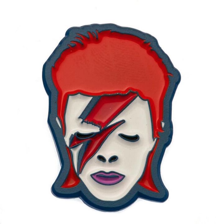 David Bowie Abzeichen Aladdin Sane Emaille