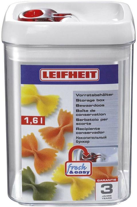 Produktbild Leifheit Vorratsbehälter Fresh&Easy 1,6 L eckig (1.60 l)
