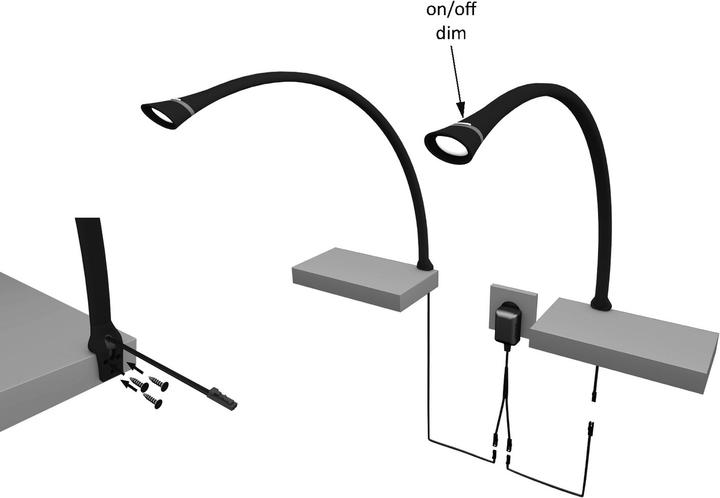 Produktbild Halemeier LED Anbauleuchten Miles 12 V (130 lm)