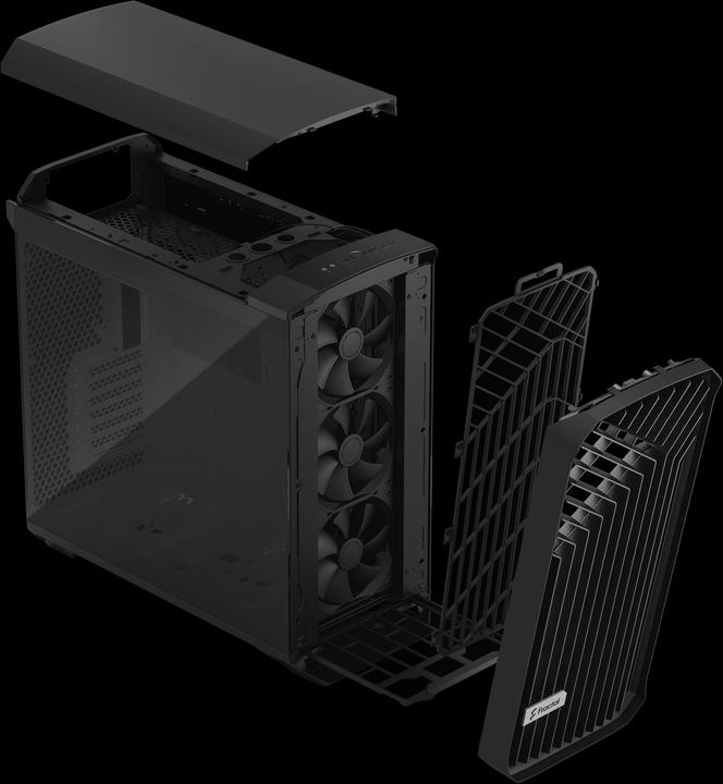Productafbeelding Fractal Torrent Zwart TG Donkere Tint (ATX, mATX, Mini-ITX, E-ATX, SSI EEB)