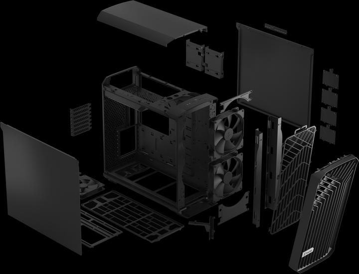 Actual product image Fractal Torrent Black Solid (ATX, E-ATX, mATX, ITX, SSI EEB, SSI CEB)
