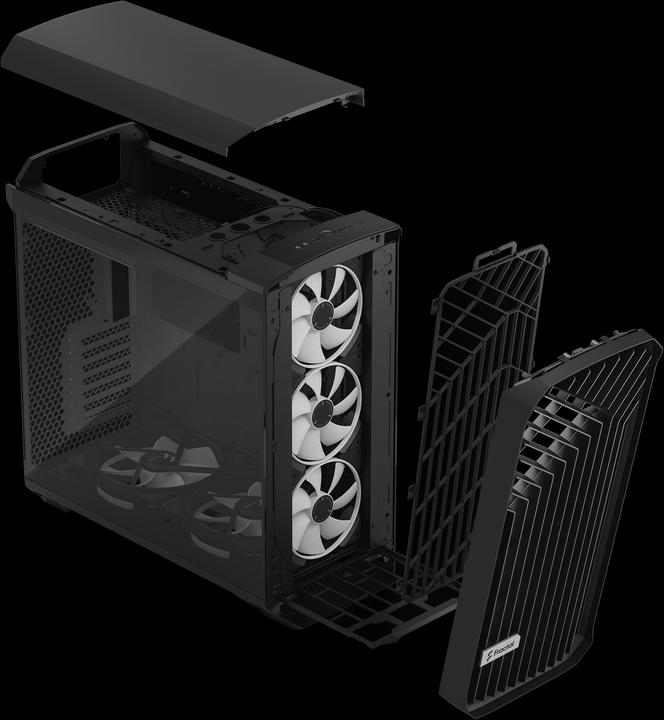 Productafbeelding Fractal Torrent RGB Zwart TG Licht (ATX, E-ATX, mATX, ITX, SSI EEB, SSI CEB)