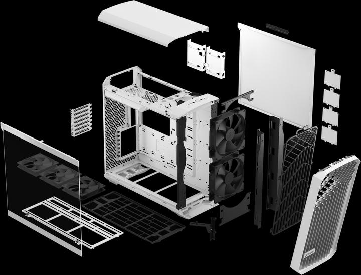 Produktbild Fractal Torrent White TG Clear (ATX)