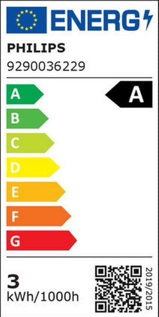 Energy Label Philips LED Classic (E27, 2.30 W, 485 lm, 1 x, A)