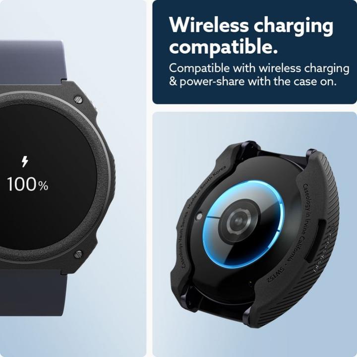 Immagine prodotto Caseology Custodia Vault per Samsung Galaxy Watch 7 (44 mm) - Nero opaco