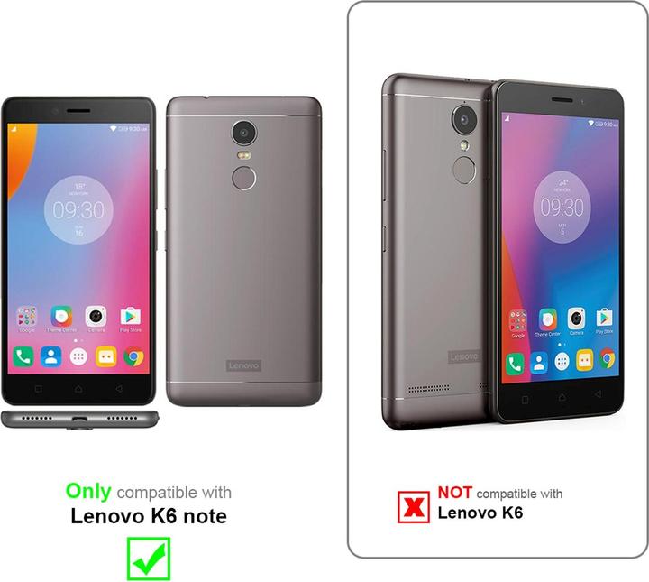 Produktbild Cadorabo Book Invisible Magnet Cover (Lenovo K6 Note)