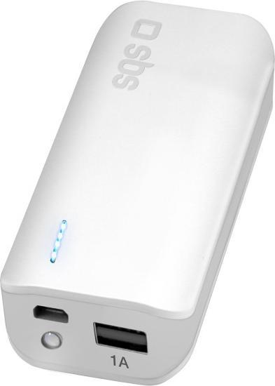 Produktbild SBS Kompakte Powerbank 6600 mAh (6600 mAh, 24.42 Wh)