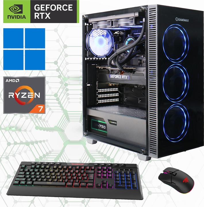 Produktbild Hyrican Gamemax Draco XD 7309 R7-5700X 32GB/2TB SSD RTX4070 Super Win 11 (AMD Ryzen 7 5700X, 32 GB, 2000 GB, GeForce RTX 4070 Super)