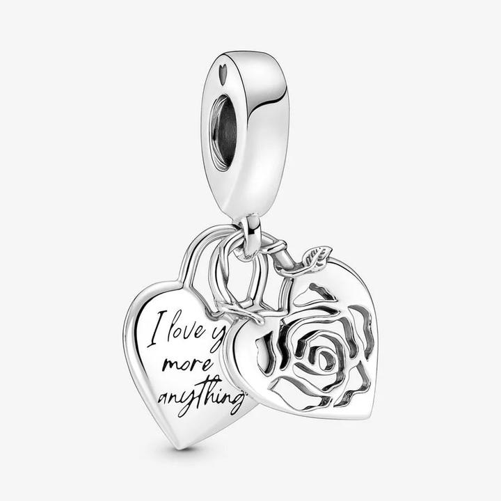 Image du produit Pandora Charms/breloques coeur-serrure rose (Argent sterling 925)