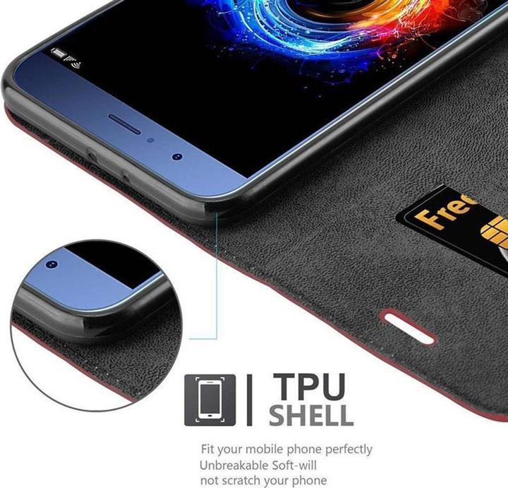 Actual product image Cadorabo Book Invisible Magnet Cover (Honor 8 Pro)