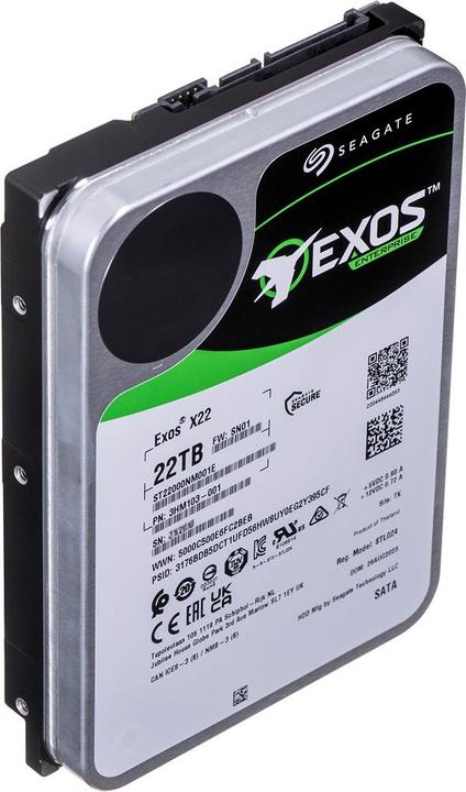 Immagine prodotto Seagate Exos X22 (22 TB, 3.5", CMR)