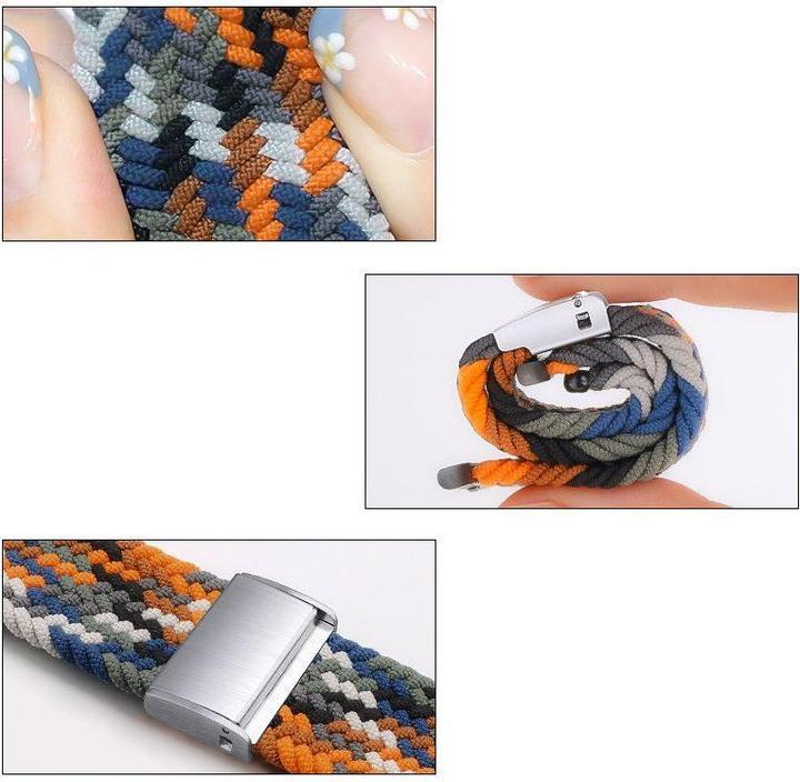 Produktbild Hurtel Armband aus Stoff für die Watch 9 / 8 / 7 / 6 / SE / 5 / 4 / 3 / 2 (41 mm / 40 mm / 38 mm), geflocht (Braided Fabric)