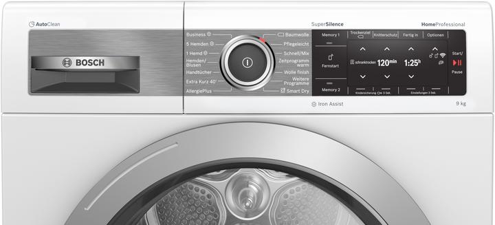 Produktbild Bosch Hausgeräte WTX87E40 (9 kg, Rechts)