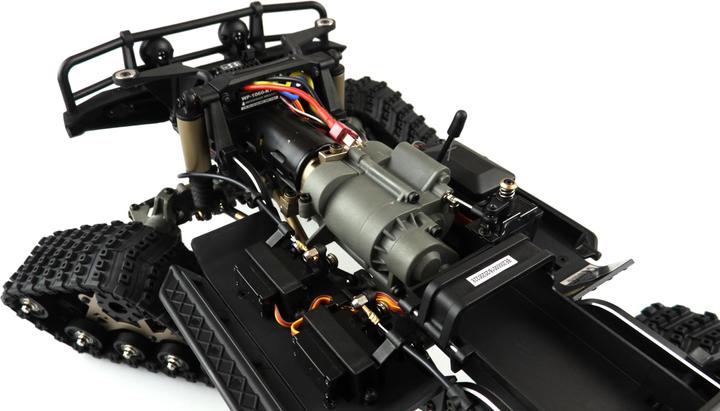 Produktbild Amewi AMXRock RCX10PTS Elektro Brushed Crawler Kette 1:10 RTR Militär grün (RTR Ready-to-Run)