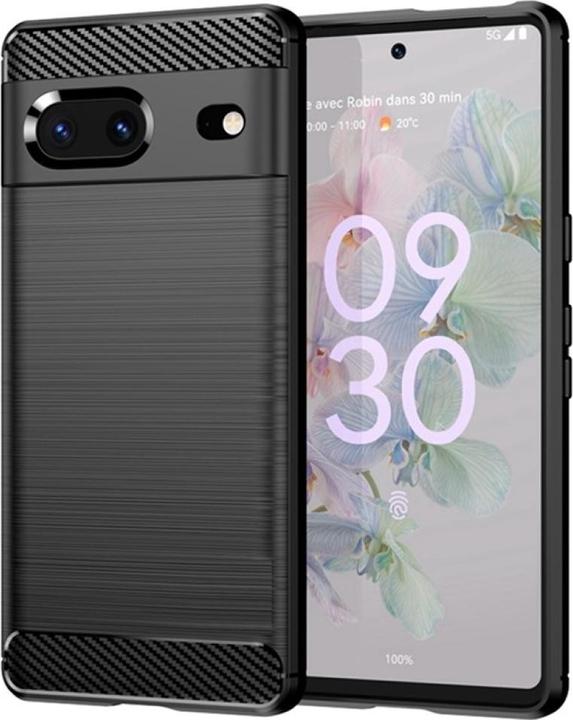 Actual product image Screenguard Carbon Brushed Soft TPU Case (Google Pixel 7)