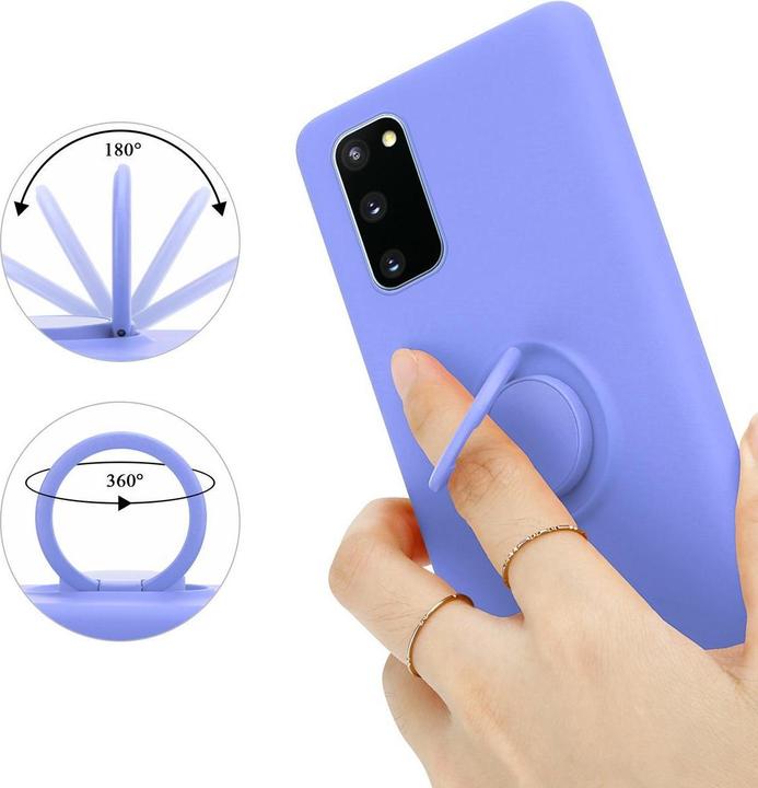 Image du produit Cadorabo TPU Liquid Ring Silicone Case Cover (Samsung Galaxy S20 FE)