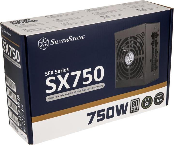 Produktbild Silverstone SST-SX750-PT V.1.1 SFX power supply 80 PLUS Platinum, modular - 750 watts (750 W)