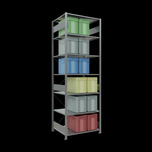 Actual product image Schulte Lagertechnik MULTIplus150 basic racking system with cross braces