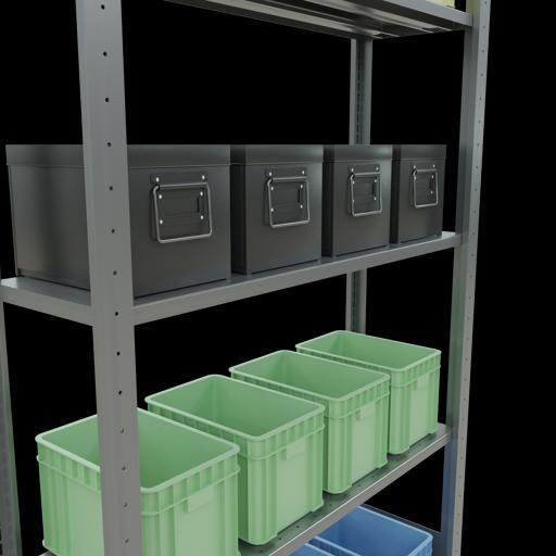 Image du produit Schulte Lagertechnik Système d'étagères de base MULTIplus150 sans boulons avec longerons.