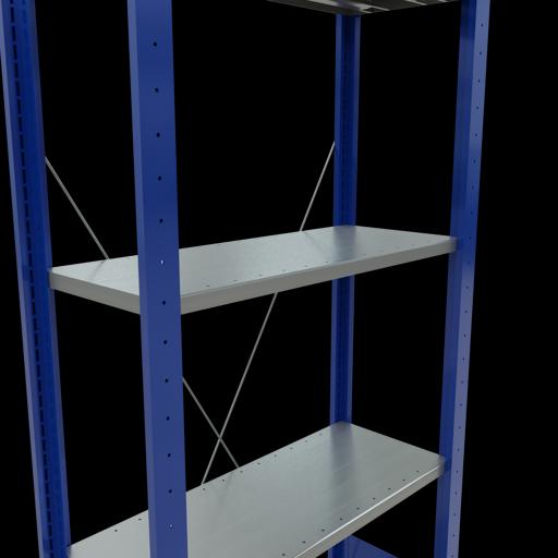 Immagine prodotto Schulte Lagertechnik MULTIplus150 sistema di scaffalatura di base senza bulloni con traversa