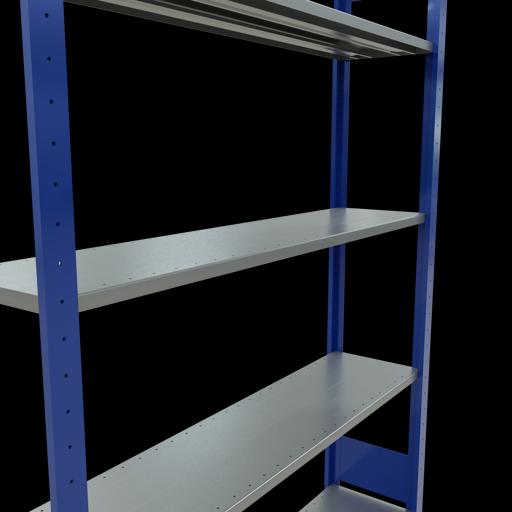 Immagine prodotto Schulte Lagertechnik Sistema di scaffalature di base senza viti MULTIplus150 con ripiani di lunghezza