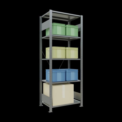 Immagine prodotto Schulte Lagertechnik MULTIplus150 sistema di scaffalatura di base senza bulloni con traversa