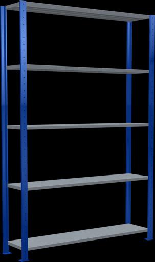 Stecksystem Grundregal MULTIplus150 mit Kreuzstrebe