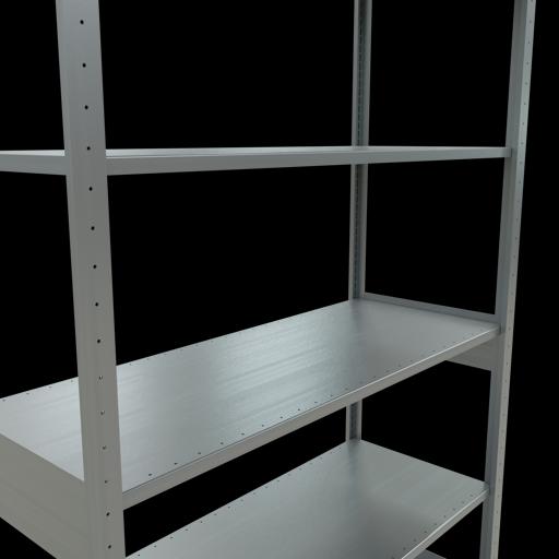 Immagine prodotto Schulte Lagertechnik Sistema di scaffalature di base senza viti MULTIplus150 con ripiani di lunghezza