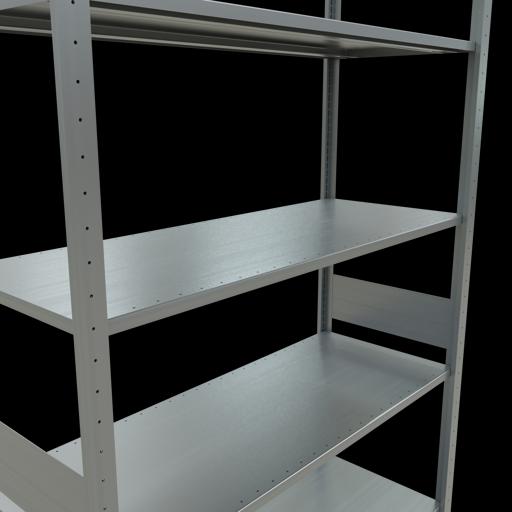 Immagine prodotto Schulte Lagertechnik Sistema di scaffalature di base senza viti MULTIplus150 con ripiani di lunghezza