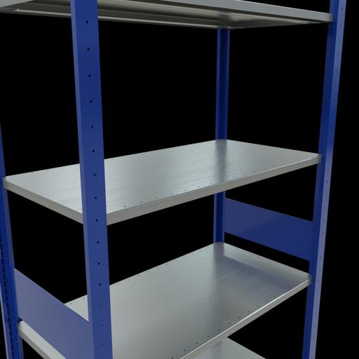 Immagine prodotto Schulte Lagertechnik Sistema di scaffalature di base senza viti MULTIplus150 con ripiani di lunghezza