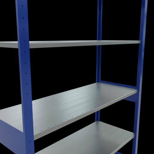 Immagine prodotto Schulte Lagertechnik Sistema di scaffalature di base senza viti MULTIplus150 con ripiani di lunghezza