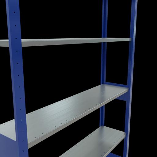 Immagine prodotto Schulte Lagertechnik Sistema di scaffalature di base senza viti MULTIplus150 con ripiani di lunghezza