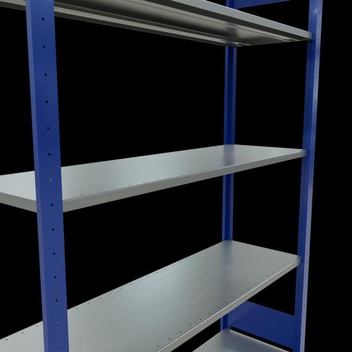 Immagine prodotto Schulte Lagertechnik Sistema di scaffalature di base senza viti MULTIplus150 con ripiani di lunghezza