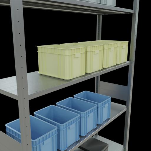 Produktbild Schulte Lagertechnik Stecksystem Grundregal MULTIplus150 mit Längenriegel