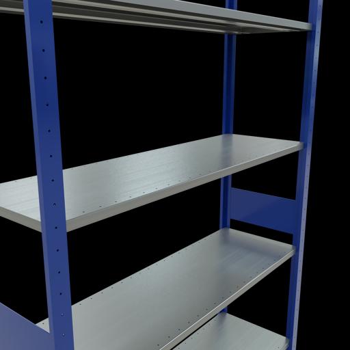 Immagine prodotto Schulte Lagertechnik Sistema di scaffalature di base senza viti MULTIplus150 con ripiani di lunghezza