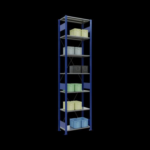 Actual product image Schulte Lagertechnik MULTIplus150 basic racking system with cross braces