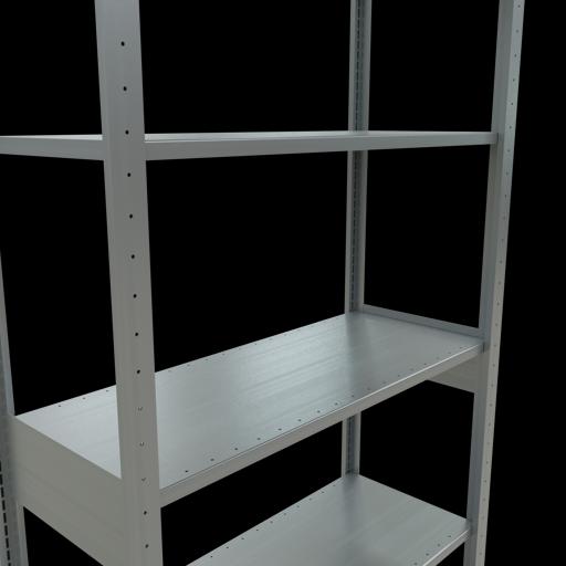 Immagine prodotto Schulte Lagertechnik Sistema di scaffalature di base senza viti MULTIplus150 con ripiani di lunghezza