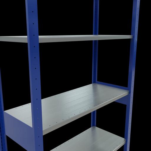 Immagine prodotto Schulte Lagertechnik Sistema di scaffalature di base senza viti MULTIplus150 con ripiani di lunghezza