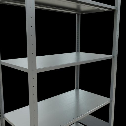 Immagine prodotto Schulte Lagertechnik Sistema di scaffalature di base senza viti MULTIplus150 con ripiani di lunghezza