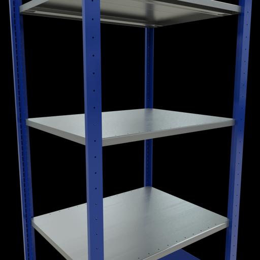 Immagine prodotto Schulte Lagertechnik Sistema di scaffalature di base senza viti MULTIplus150 con ripiani di lunghezza