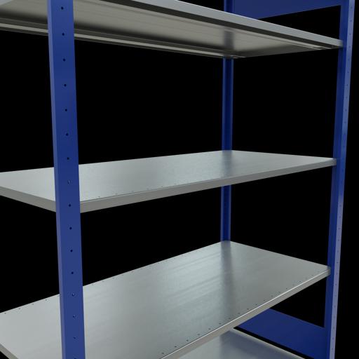 Immagine prodotto Schulte Lagertechnik Sistema di scaffalature di base senza viti MULTIplus150 con ripiani di lunghezza