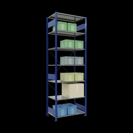 Actual product image Schulte Lagertechnik MULTIplus150 basic racking system with cross braces