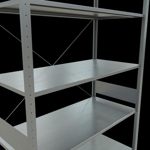 Actual product image Schulte Lagertechnik MULTIplus150 basic racking system with cross braces