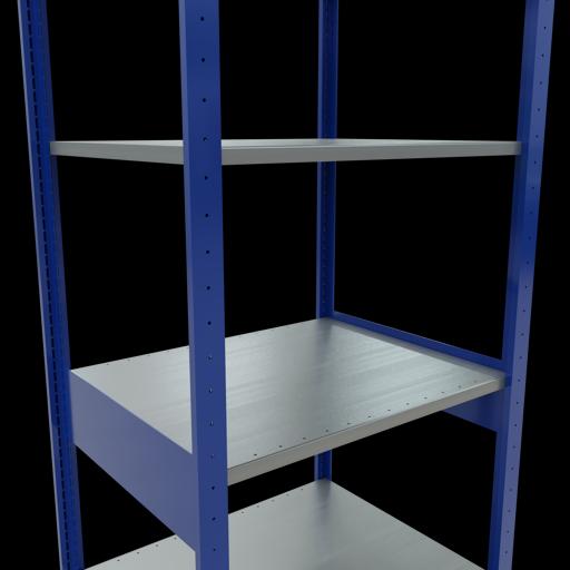 Immagine prodotto Schulte Lagertechnik Sistema di scaffalature di base senza viti MULTIplus150 con ripiani di lunghezza