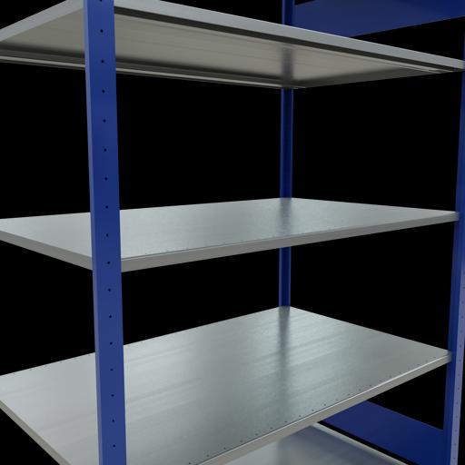 Immagine prodotto Schulte Lagertechnik Sistema di scaffalature di base senza viti MULTIplus150 con ripiani di lunghezza