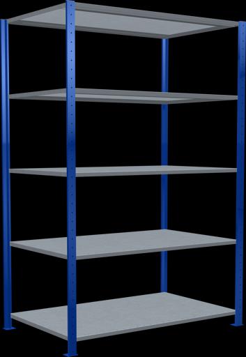 Stecksystem Grundregal MULTIplus150 mit Kreuzstrebe