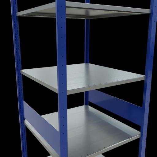 Immagine prodotto Schulte Lagertechnik Sistema di scaffalature di base senza viti MULTIplus150 con ripiani di lunghezza
