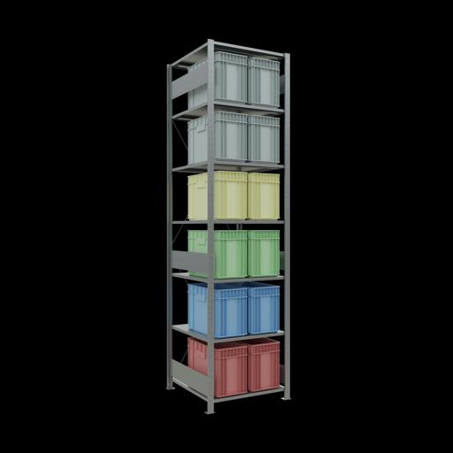 Actual product image Schulte Lagertechnik MULTIplus150 basic racking system with cross braces