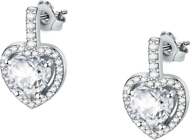Actual product image Morellato Romantic silver earrings with Tesori crystals SAVB05 (L)