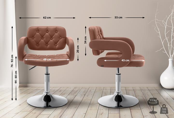 Actual product image Swisshandel24 Lounger Dublin imitation leather cognac